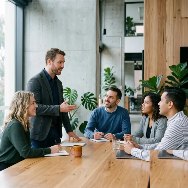 Consulting team meeting
